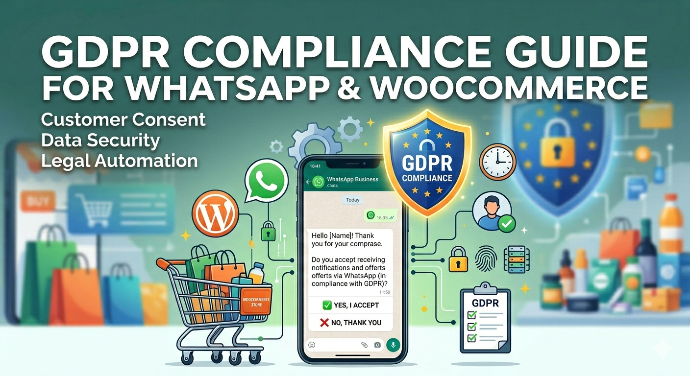 GDPR and WhatsApp in WooCommerce: Compliance Guide for European Stores (2026)