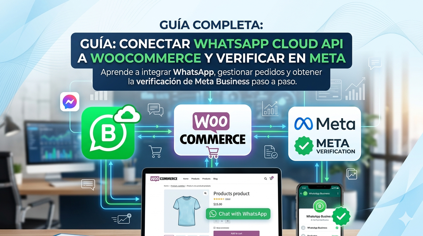 WhatsApp Cloud API para WooCommerce: Guía Completa de Meta Verification (2026)